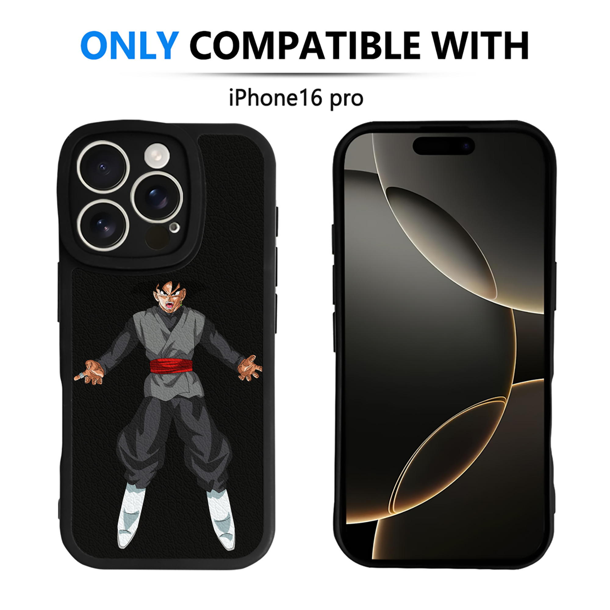 （画像用） ドラゴンボール ベジータ四世（Bejīta Yonsei）DRAGON BALL Vegeta IV 【iPhone 16シリーズ対応】シリコンスマホケース（レザー調） 材質：シリコン